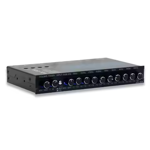 Durable-Car Preamplifier Audio Equalizer 9 Band EQ Tuning Crossover Amplifier Parametric Preamp Modu