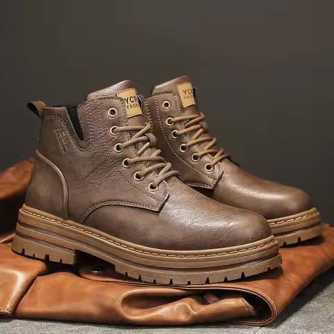 Ankle Boots for Men Ankle Men's Fashion Classic Casual Oxford Style Shoes Hiking Classic Shoes for M