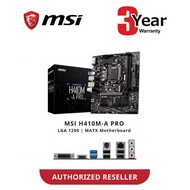 MSI H410M-A PRO INTEL DDR4 SOCKET 1200 MOTHERBOARD