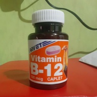 VITAMIN B12 ARVET (50 CAPLETS)