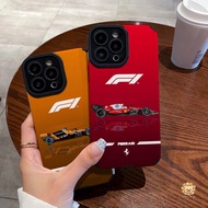 F1 Racing Car Leather Phone Case for iPhone 17 Pro Max 16 16E 15 14 13 12 11 Pro Max 8 7 Plus X XR X