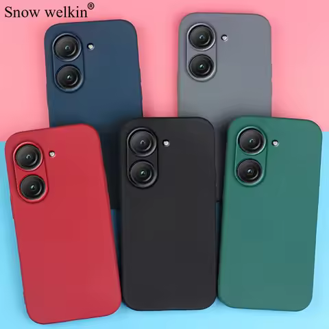 For ASUS Zenfone 9 9Z 8 7 Pro 6 6Z 5 Sand Matte Soft Silicon Full Protect Shockproof Case For Asus Z