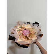 Eternal Rose - $800 Moneyflower Bouquet