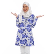 AQEELA Nursing Vertical Front T-Shirt- Purple (ai999i)