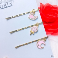 Set of 3 Orin K514 fashion hairpins