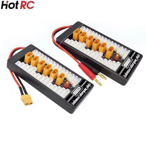 High Quality 2S-6S XT60 Plug Parallel Charging Board Para Board XT60 Plug 4.0MM Bananer for Imax B6