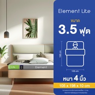 SleepHappy ที่นอนยางพาราแท้ รุ่น Element Deluxe หนา 7 นิ้ว และ Element Lite หนา 6 นิ้ว และ 4 นิ้ว ที