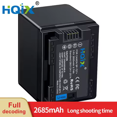 HQIX for Canon LEGRIA HF R36 R46 R38 R56 R66 R76 R86 R306 R506 R606 R706 R806 M50 M52 M56 M500 M506