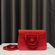 (經典必買）Hermes mini halzan 蕃茄紅c刻