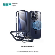 ESR Armor Tough Case with Stash Stand (HaloLock) เคสไอโฟน 15 เคสโทรศัพท์
