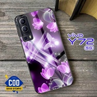 HP (J43) Casing Glass Case VIVO Y72 5G - VIVO Y52 5G - CASE VIVO Y72 - NEWEST VIVO Y52 - Glass Softc
