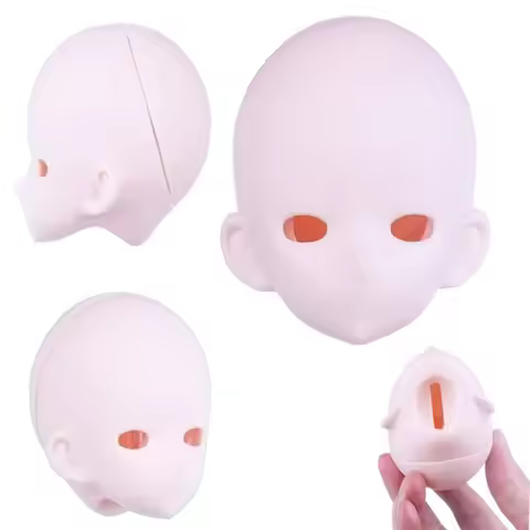 Bjd Accessories Openable Bjd Head PVC White Skin 1/4 BJD Anime Headsculpt Anime-Style Bjd Head Makeu