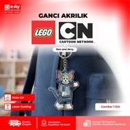 Premium Acrylic DurableKeychain – LEGO X CARTOON NETWORK Acrylic KEYCHAIN tom and jerry | Eayadverti