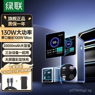Green Link[3C Authentication]Power Bank High130W High Power20000High Capacity Milliamp Energy Power 