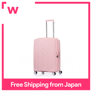 American Tourister Suitcase Carry Case Argyle Argyle Double Wheel Spinner 68/25 Expandable Antique Pink