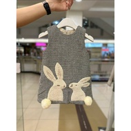 Black checkered rabbit dress