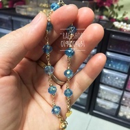 14K GOLD BINDING CRYSTAL HAND CHAIN