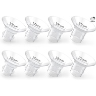 [New]Flange Inserts 15/17/19/21mm Breast Pump Replacement Accessory Suitable for YOUHA/Bebebao/Momcozy/Medela/Spectra 22~30mm Shields/Flanges