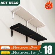Floating Wall Shelf DIY Wall Shelf Rack Rak dinding Home Living Room 40/60/80/100CM Rak buku Rak Hia