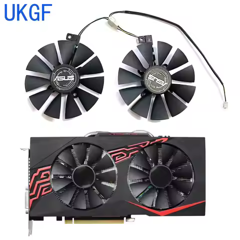 UKGF 87MM FDC10U12S9-C T129215BU P106-100 GTX1060 GTX1070 GPU fan for ASUS AREZ RX 470 570 580 SI EX