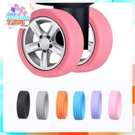 TTT 8Pcs Silicone Luggage Wheel Protector Suitcase Wheel Cover TTT Luggage Wheel Replacement RubberR