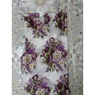 A7t291 (On The Car) Sand Chiffon Floral Print Fabric With Straps And Can Be Used As A Skirt For Walk