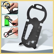 ONE Camping Tool Bottle Opener Pocket Multitool Credit Card Hiking 9 in 1 Credit Card Multitool Keyc