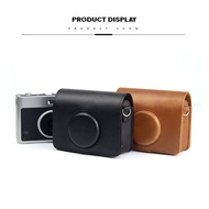 MINI EVO CASE FUJI VINTAGE CAMERA BAG Pikxi Sling BLACK BROWN Leather Instax Mini EVO for | evo mini