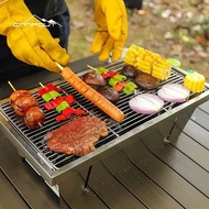全新🔥CAMPOUT304不鏽鋼燒烤架🔥戶外露營燒烤爐工具便攜燒烤爐BBQ野營爐可折疊