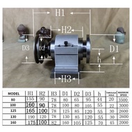 125/160 Machine head HRB bearing, lathe spindle, high-strength lathe head assembly, cast aluminum st