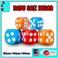 DADU BESAR / GIANT DICE GAMES / BIG DICE/PERMAINAN DADU/DADU EVA FOAM/DADU SPAN/EVENT DICE/泡沫色子骰子
