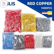 UN 1000PCS VE European Terminal Pin Terminals Tube Type Wiring Connector E7508 E4009 E6012 E10-12