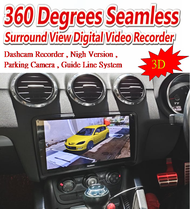 LEON Audi TT OEM 9" FHD 2Ram 32GB 8Core Wifi GPS 360 3D Panaromic Bird View Parking DVR Camera Playe