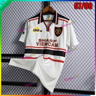 Manchester United Retro 1998/1999 BECKHAM Away Football Shirt&&--