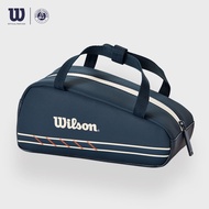 กระเป๋าใส่กุญแจ Mini Tennis Key Pouch Wilson Simple Orange White Collaborative RG Sport Fitness Fans