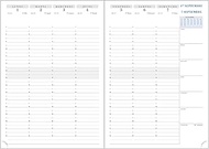 Exacompta - 290847E - Weekly Calendar SAD 29-21 x 29.7 cm - September 2024 to December 2025-16 Month