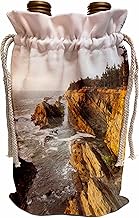 3dRose Cliffs, Shore Acres State Park, Oregon, USA-US38 JWI0575-Jamie and Judy Wild- Wine Bag, 13.5