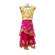 SG Instock Indian Girl Traditioanl Ethnic Costume Saree Dress Lehenga for Deepavali