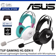 ASUS TUF GAMING H1 GEN II WIRED GAMING HEADSET WITH VIRTUAL 7.1 SURROUND SOUND- BLACK A302 / HATSUNE