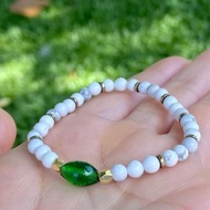 白松石琉璃手串
