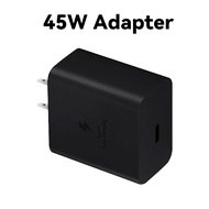 Original Samsung 25W 45W 65W Super Fast Charger US Plug Adapter With 5A 3A Type-C to Type-C Wall Cha