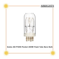 Godox AD200 FT-AD200 Pocket 200W Flash Tube Bare Bulb for Godox H200J Flash Head