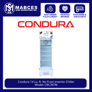 Condura 14 cu. ft. No Frost Inverter Chiller CBC397Ri