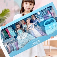 [Large Elsa Toys Christmas Gift Box] Doll Toys Girl Lisa Elsa Princess Elsa 2025 New Style Large Ove