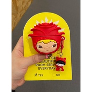 New Cartoon Hirono Little Prince Rose Wild Silicone Case for AirPods 4 pro Apple Wireless Bluetooth 