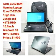 Asus GL504GMGaming LaptopCore i7-8750H