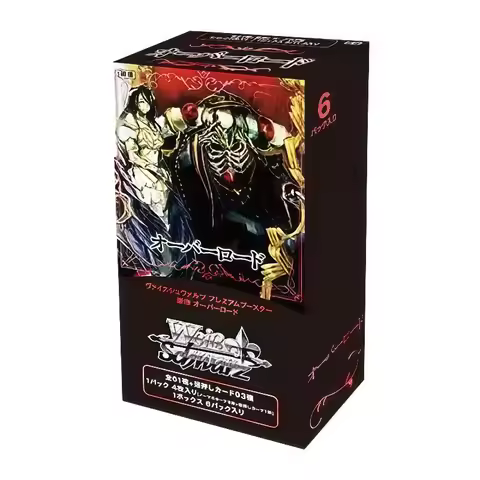 Genuine Bushiroad Weiss Schwarz Premium Booster Overlord Japanese original version Sealed Box vs.Bat