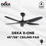 DEKA X-ONE 46" 56" 5 Blades DC Motor 24 Speed SIRIM RF Remote Control Baby Ceiling Fan Black White A