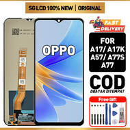 LCD OPPO A17 A17K A57 A77S A77 Original Fullset Touchscreen ori Asli Glass Touch Screen Digitizer