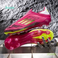 New AG Football boots No shoelaceslow-top long spikes Youth Soccer Shoes for Men's and Women's size: